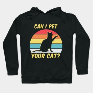 Can I Pet Your Cats - Kitty Lover - Kitty Dog Owner Hoodie